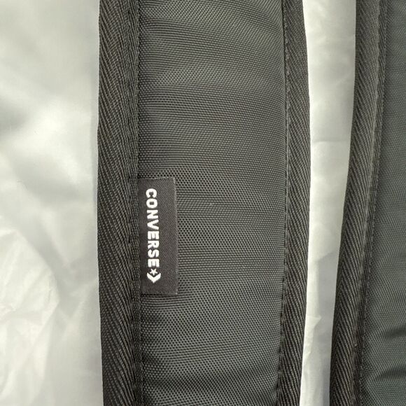 Converse Clear Medium Size Transparent Black Backpack Lightweight Work School - Picture 9 of 14